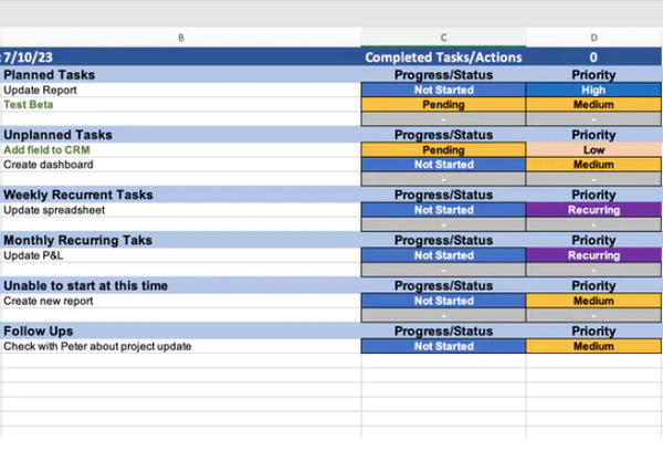 Original Custom Task Tracker from SheetsbyOlan (Excel Version ...